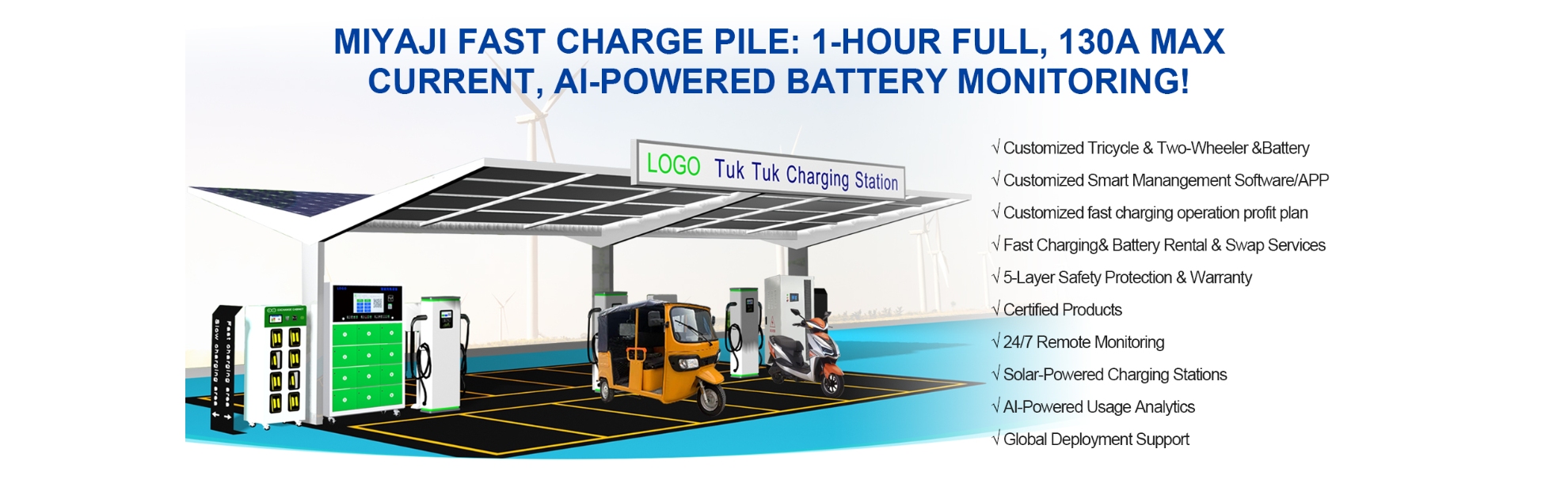 One-stop EV supply & operation partner